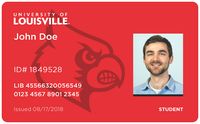 University of Lousville Student Card